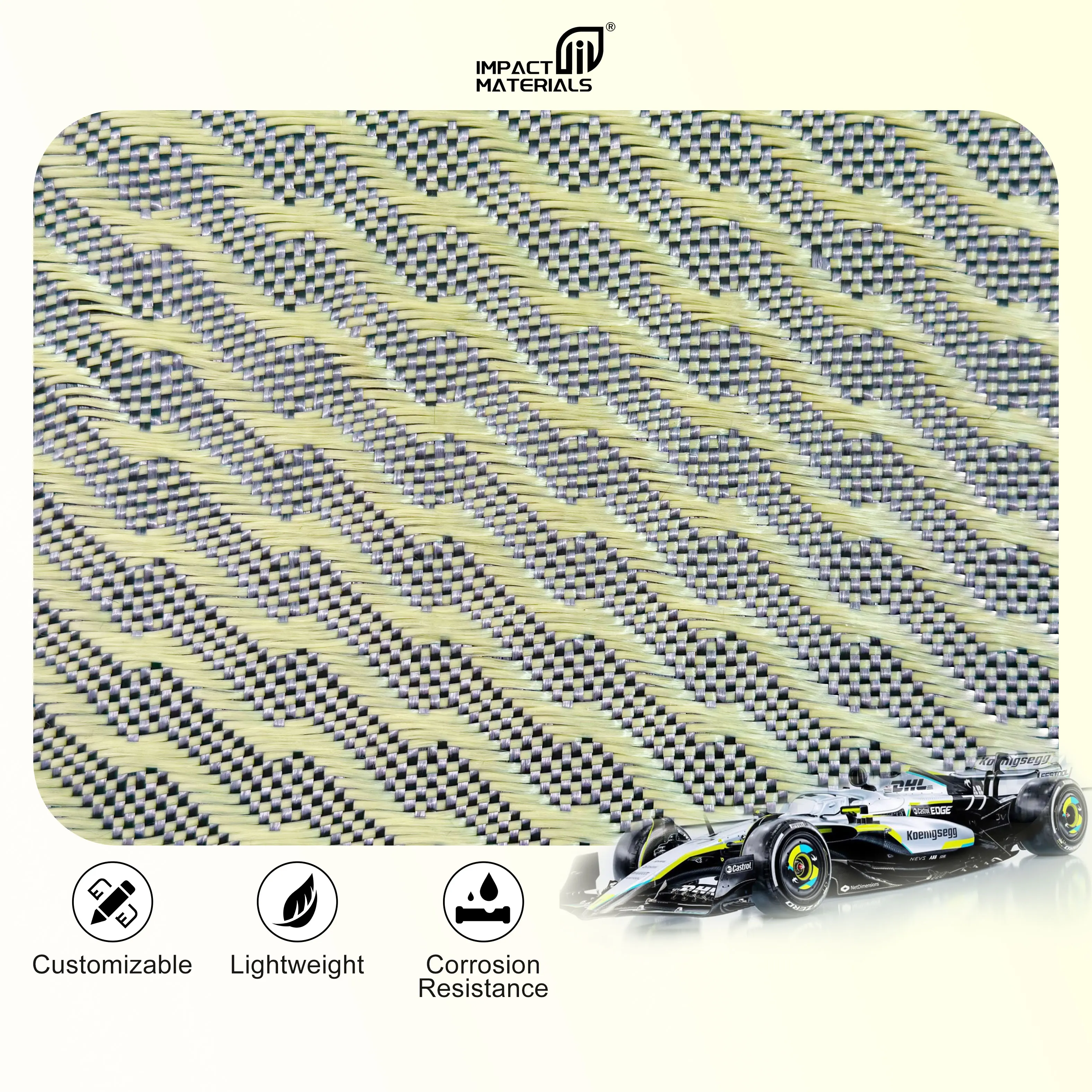 1 Meter Wide (39.8 In) Carbon Fiber Blue 3K 240g/meter Advanced Tech Fiber Cloth Fabric Wide Hemmed Fabric for DIY Projects
