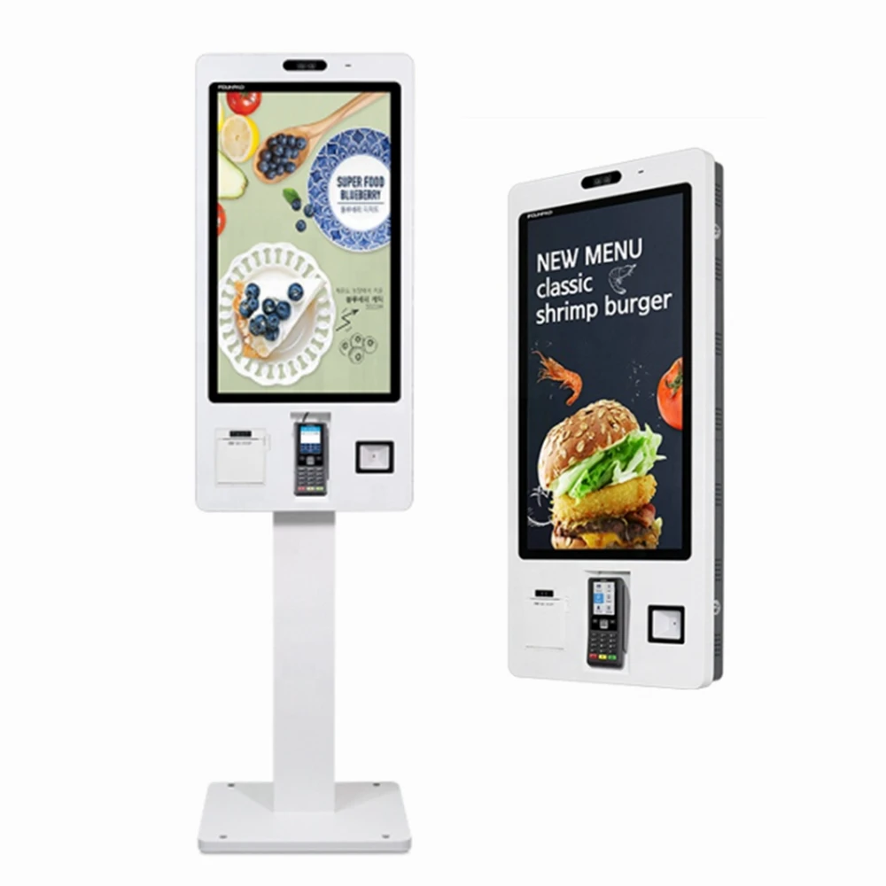Touch Screen POS System Self Pay Self Service Payment Order Kiosk for Mcdonald S KFC Restaurant Manufactures