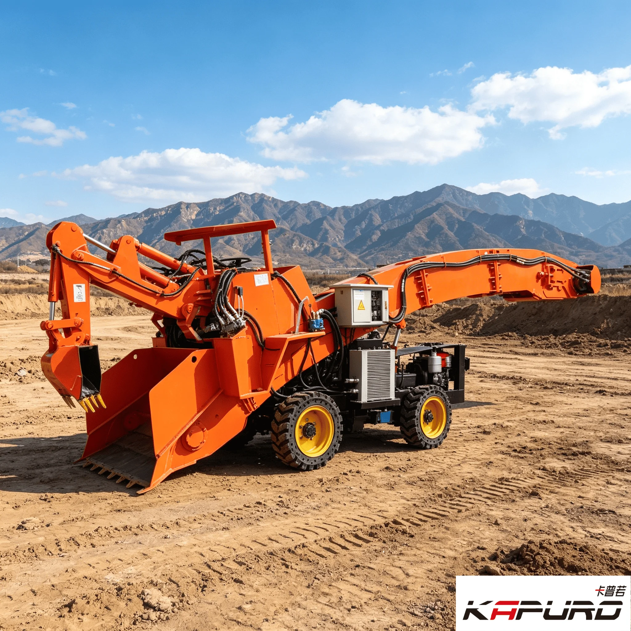 Kapuro Energy & Mining MWS-60 with Spare Parts Support for Mining Operation Easy Maintenance Wheel Mucking Loader