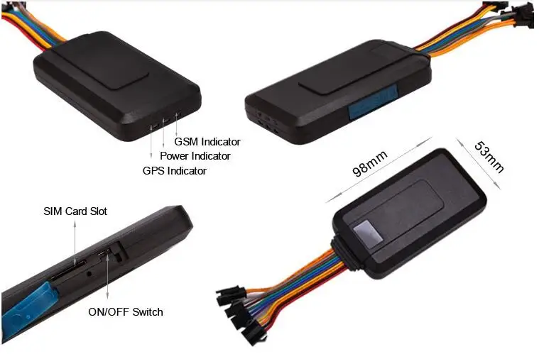 Universal GPS+GSM+GPRS SMS Alert Gps Tracker Gsm Car Alarm Sysrem with Gps Tracking System for South-American Market