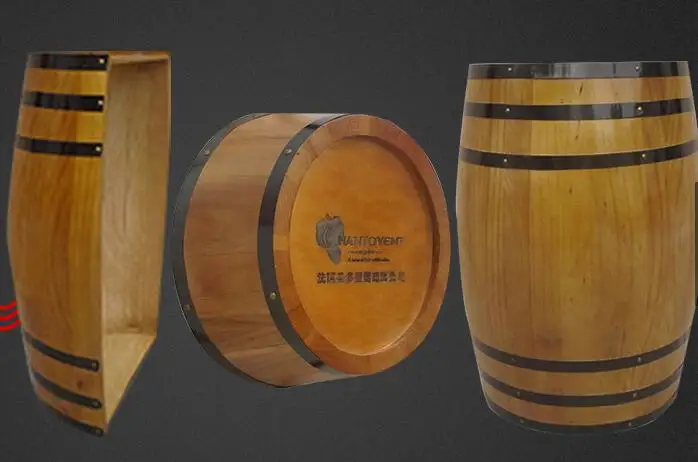Customizable Wooden Big Barrel Mini Beer Keg for Decoration for Home or Business Use