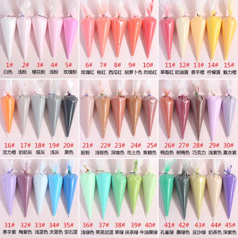 20 Colors 60g Simulation Cream Adhesive Simulation Whipped Cream Glues