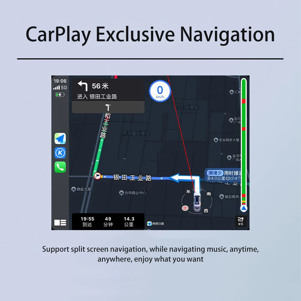 Portable Smart Car Adapter Wired to Wireless Carplay Box Apple Carplay Dongle for Cars - view 5