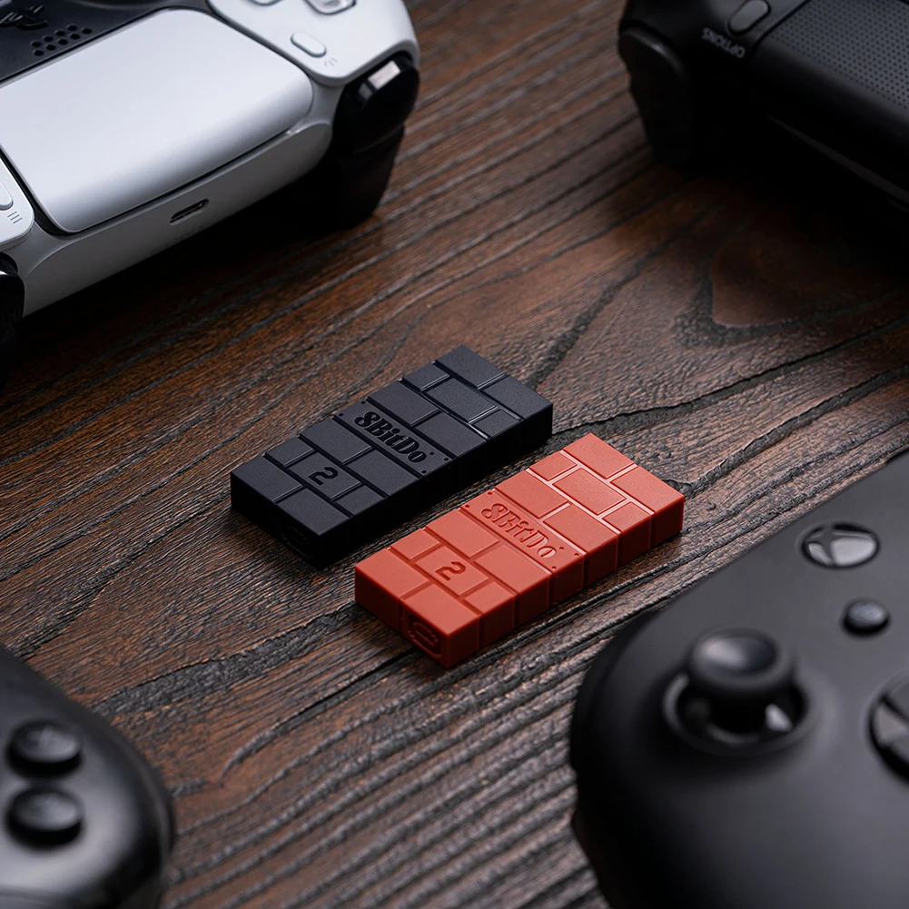 2025R 8BitDo USB Wireless  Adapter 2 for Windows Mac Raspberry Pi Nintendo Switch Support PS4 PS5 Xbox JoyCon Controller