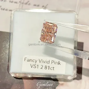 In Stock! Fancy Color Lab Grown Diamonds - Yellow/Blue/Green/Red Pink, HPHT/CVD, All Shapes for Jewelry Setting