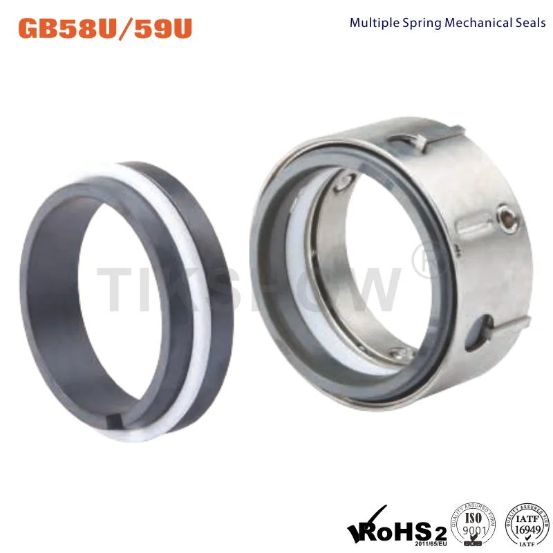 Factory Custom GB58/59UMultiple Spring Mechanical Seals Agitator MechanicalSeals All Kinds of Pump Seals Substitute for Burgmann