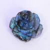 Labradorite large rose flower