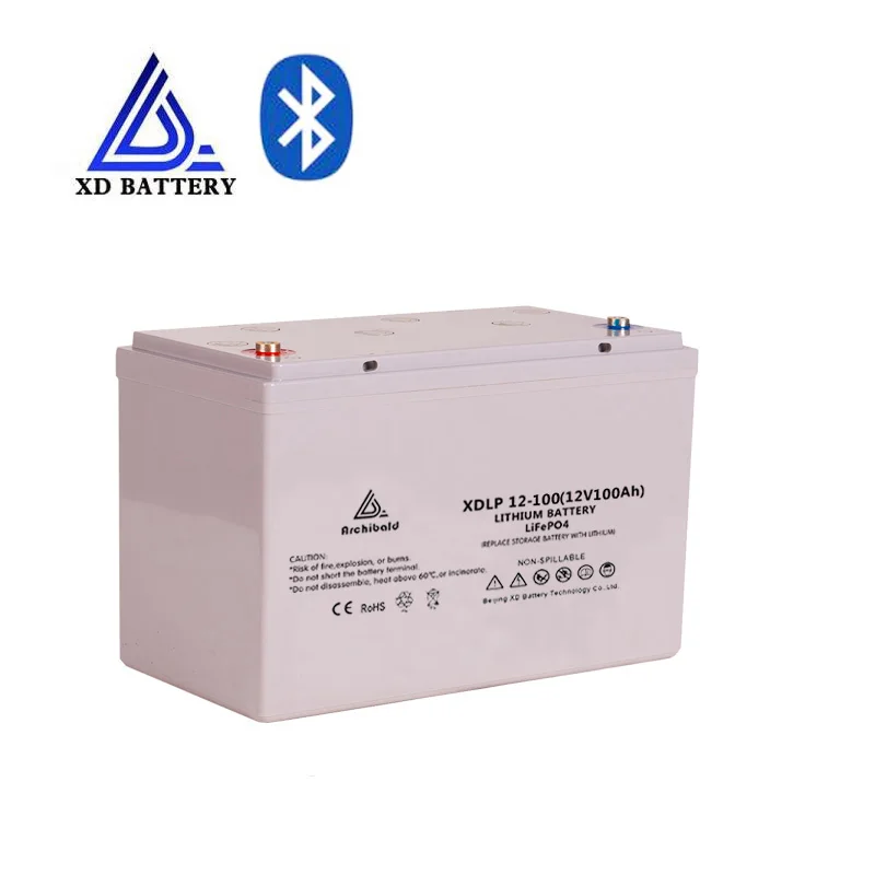 Solar Energy Storage Systems bms ep cycle lifepo4 12v 100ah iones de litio for golf cart/rv RV battery/electric Boats
