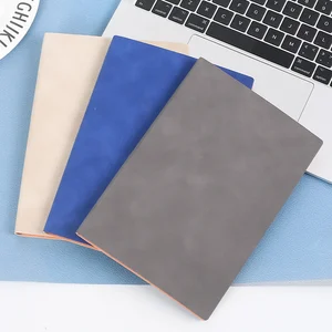 OEM ODM A4 Size Sheepskin Notebook Custom Logo Printed Business School Office Diaries Thread Sewing Binding Paper Cover