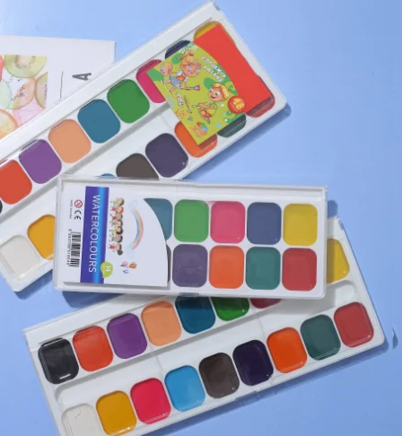 Прямая Продажа оптовая продажа Экологически чистая полусухая Акварельная краска набор акриловых красок профессиональная акриловая для детей