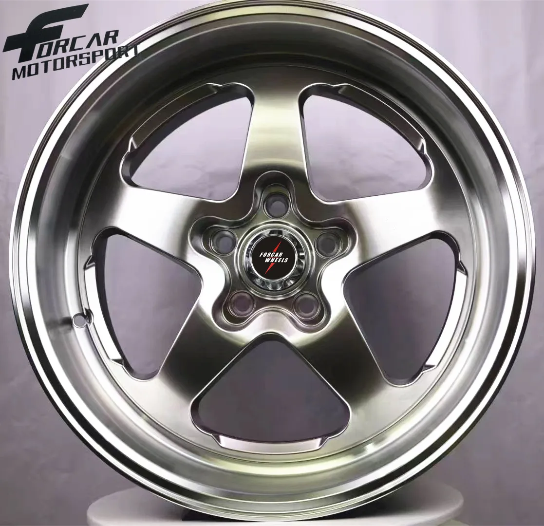18/19 inch Aluminum A356.2 Flow Forming Deep Big Lip Style Hyper Black ...