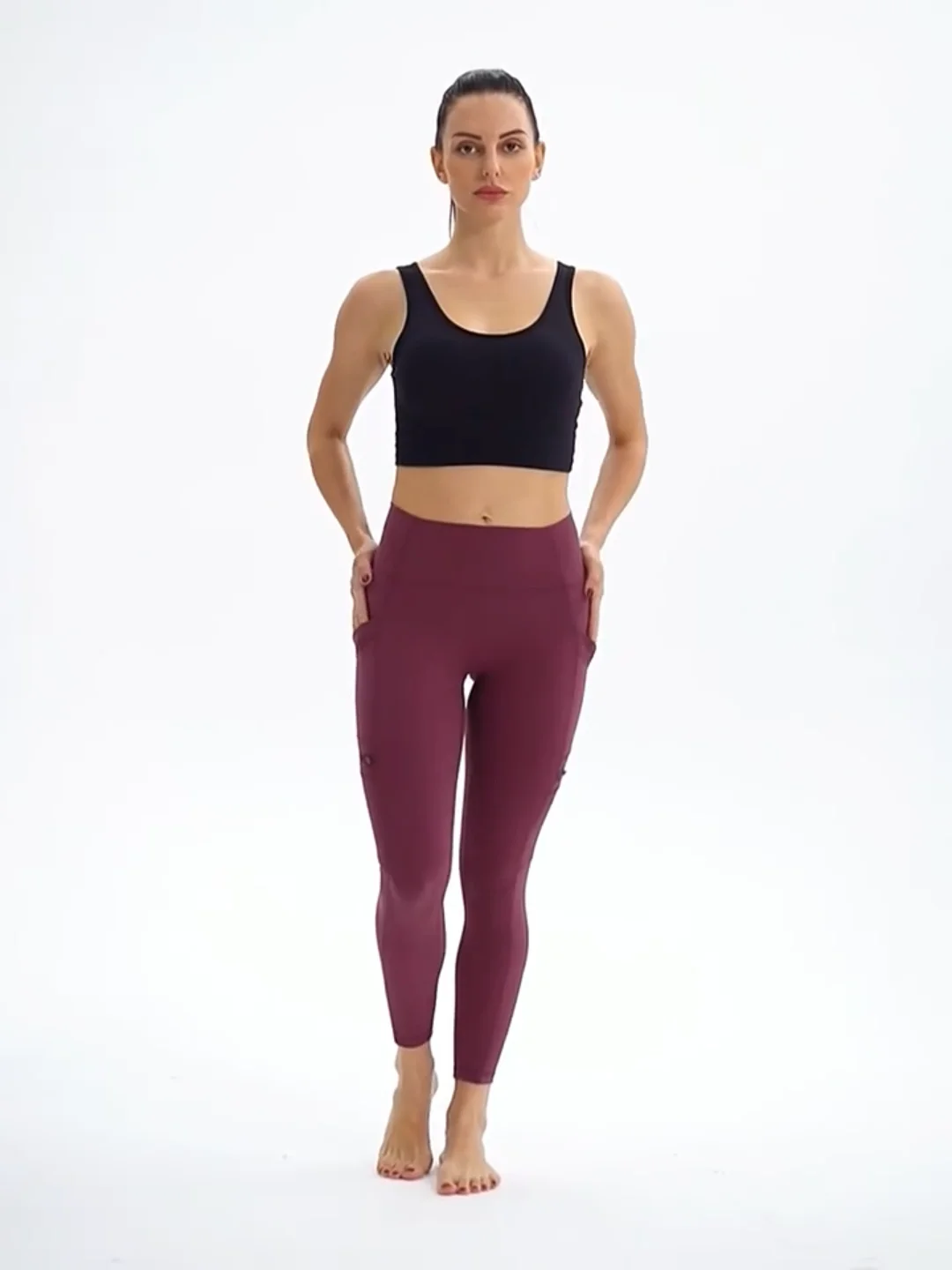 GV Women's  leggings Tummy Control soft high waist Workout Sport Yoga Pants Fitness Gym Leggings