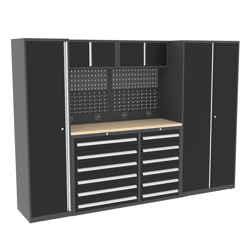 Metal Heavy Duty Steel Garage Tool With Pegboard Buy Custom