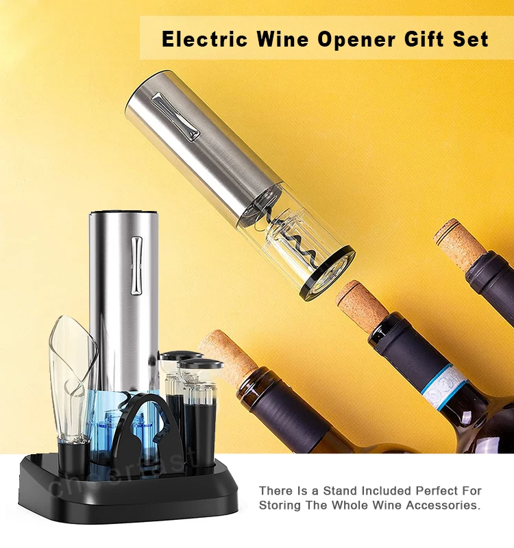 Ouvre-bouteille électrique rechargeable Coffret cadeau Ouvre