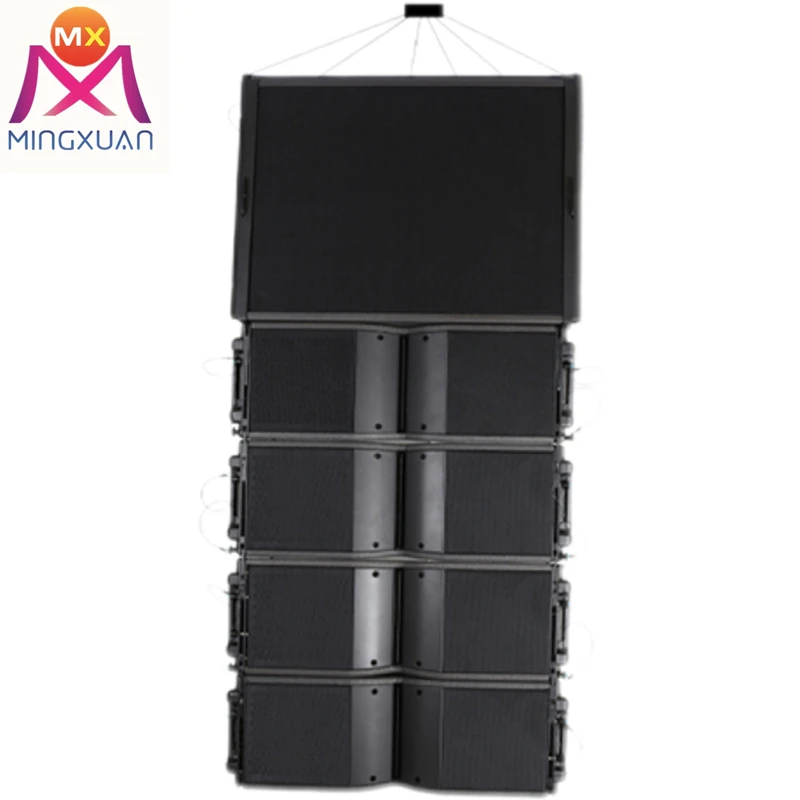 Speakers Dual 8 Inch Line Array Professional Audio 3d Surround Sound System Music
