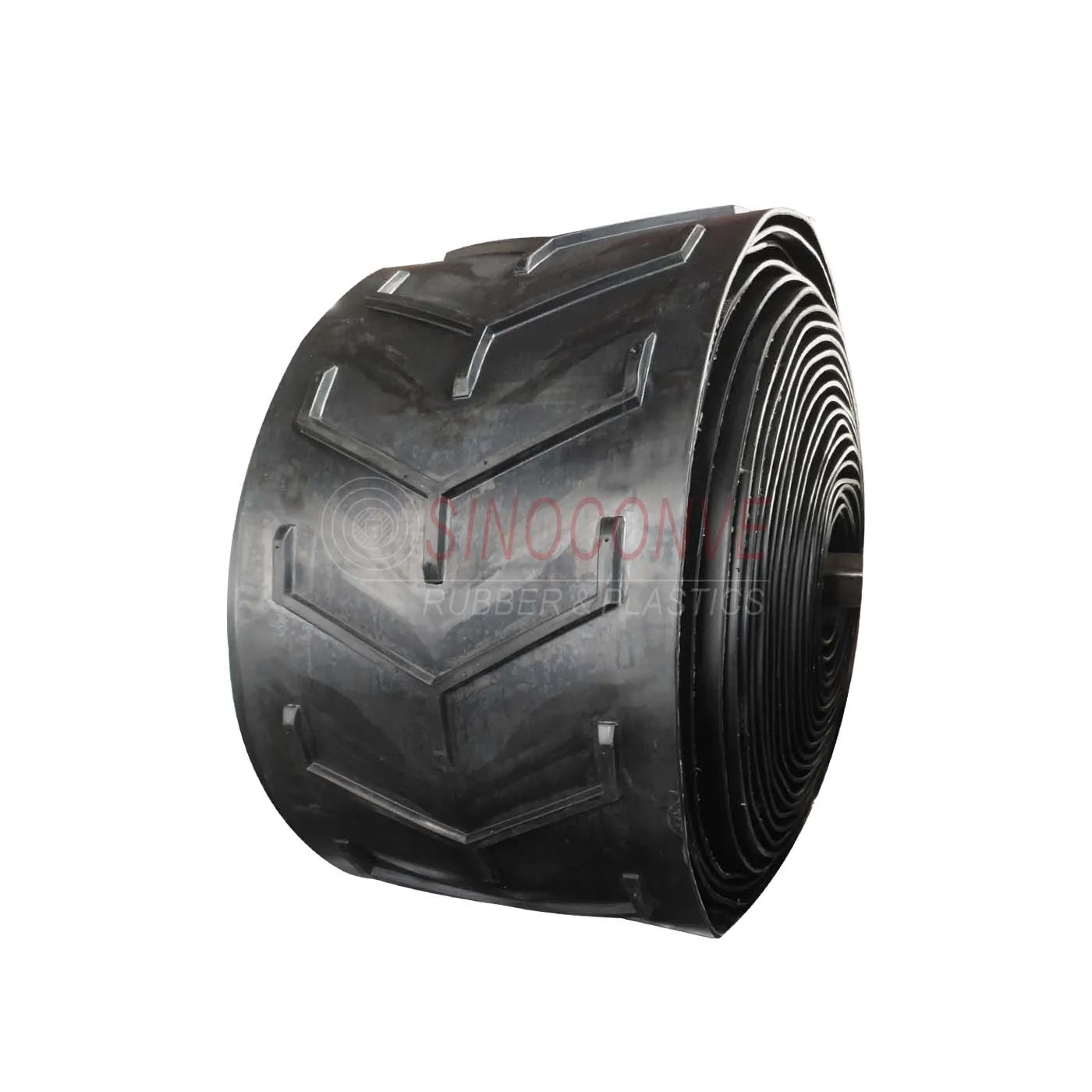 Heat Resistant EP Canvas Chevron Rubber Conveyor Belt