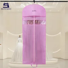 Storage Pink Girls Coat Luxury Custom Women Evening Dress Garment Bags