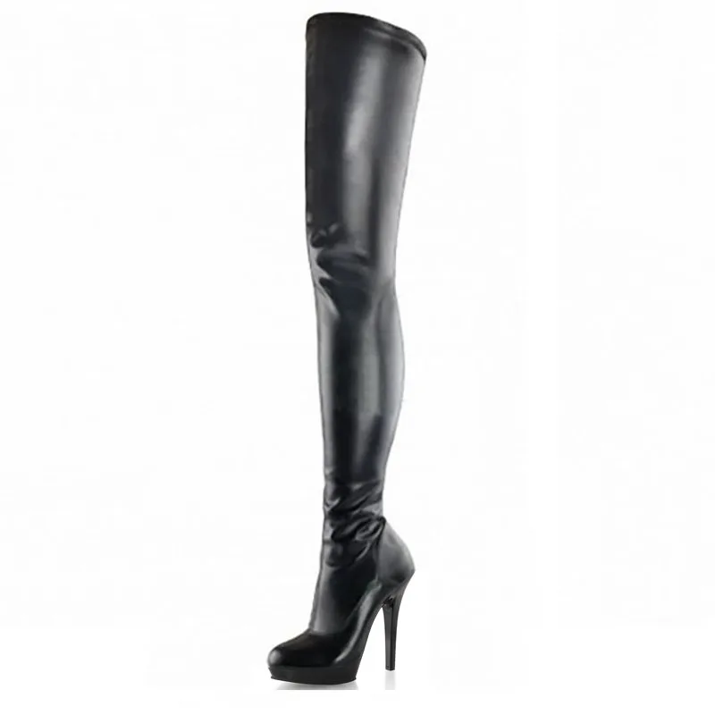 over the knee boots 5 inch heel