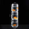 01-Stackable fish tanks-set of three