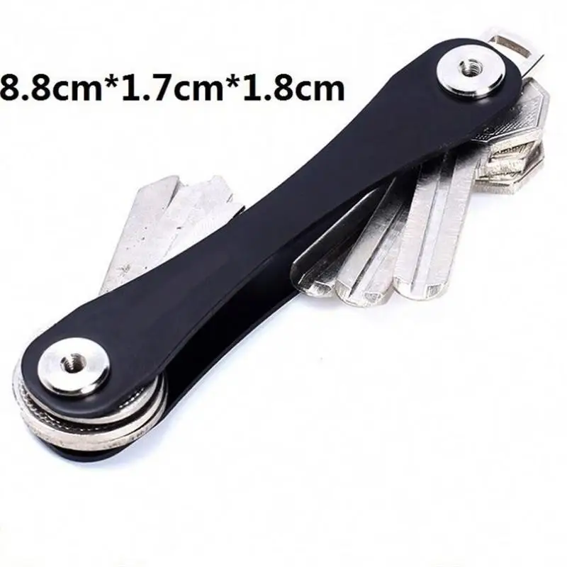 Smart Holder Mini Compact Key Decor Clip Home Storage Metal Aluminum Chain Organizer Car Fob_voghion.com