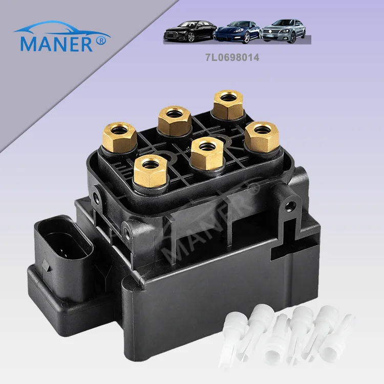 Maner Car Suspension Compressor Solenoid Valve Block 7l0698014 For Audi ...