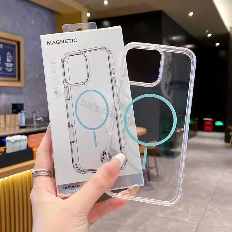 Luxury Slim Shockproof Magnetic Wireless Charging Cell Phone Cases for  iPhone 17 15 18 Pro Max Clear Phone Case S25 S26 Ultra| Alibaba.com