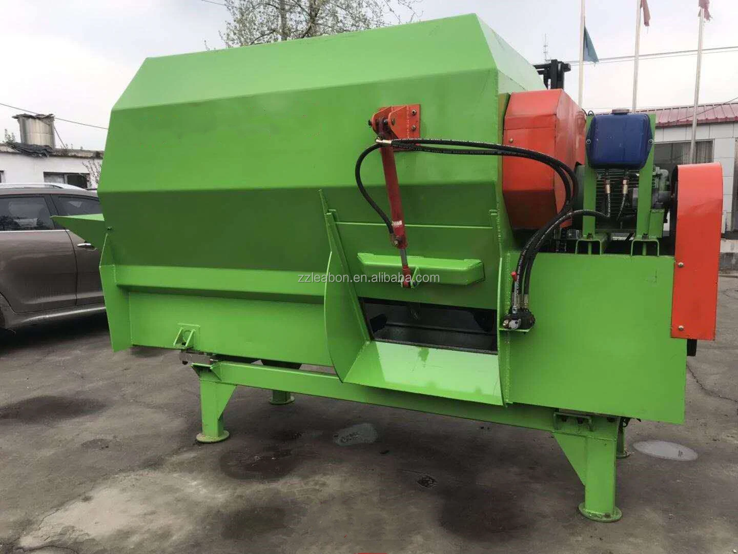10 M3 Cattle Feeder Vertical Mixer Wagons Fodder Horizontal TMR Mixer Machine Price for Sale