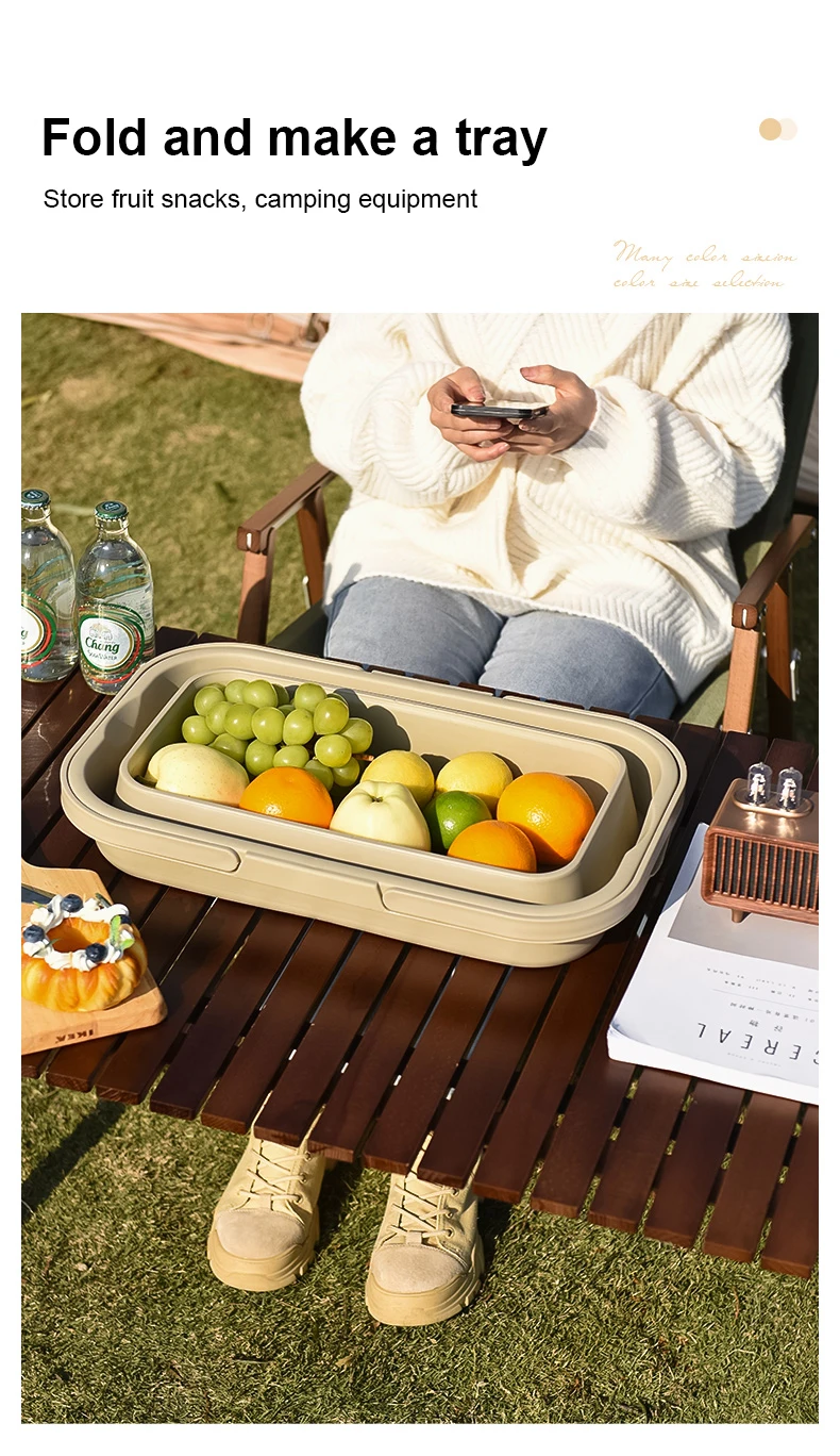 2023 Wholesale Portable Picnic Collapsible Bucket Folding Table Buy Picnic Collapsible Bucket
