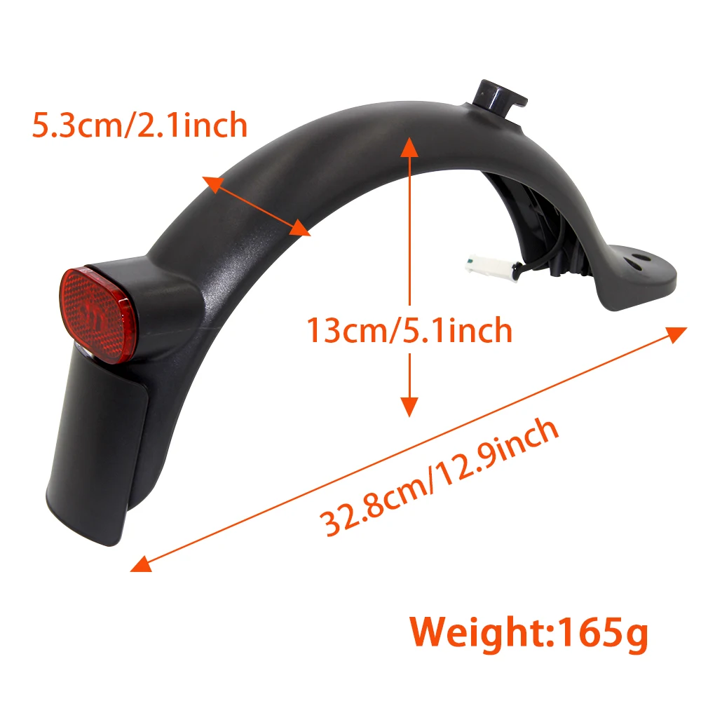 Xiaomi Pro Series 1S Rear Fender Bracket Taillight License Plate Mudguard Skateboard Fender Scooter Accessories Spare Parts