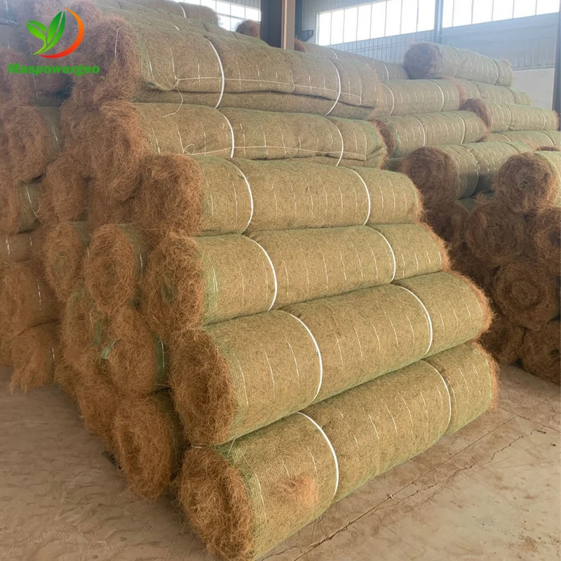 Coconut coir matting jute for erosion control at