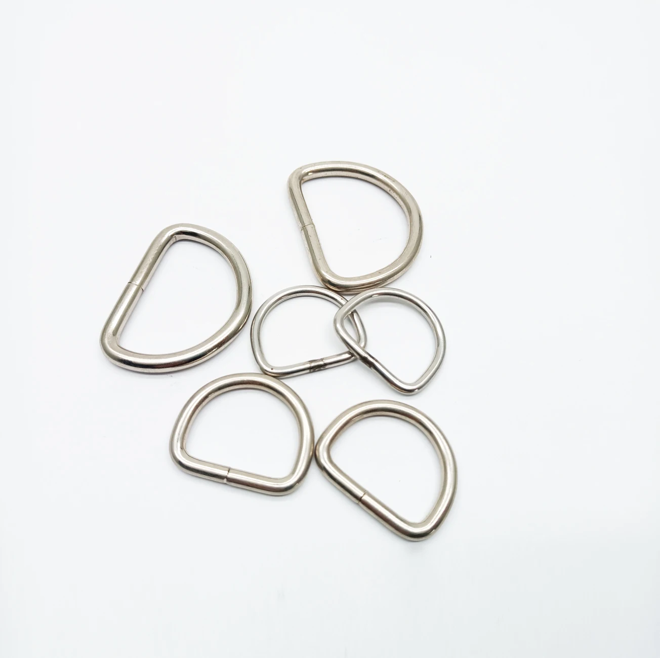 Manufacturer's Direct Sales of 25mm Silver or Black d Ring Iron 304 316 Stainless Steel