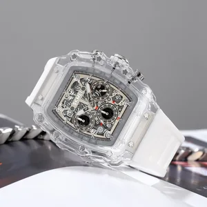 Skmei 2305 Square Retro Luxury Sport Antique Style Men's Quartz Watch with Stainless Steel & Silicone Band 3ATM Waterproof