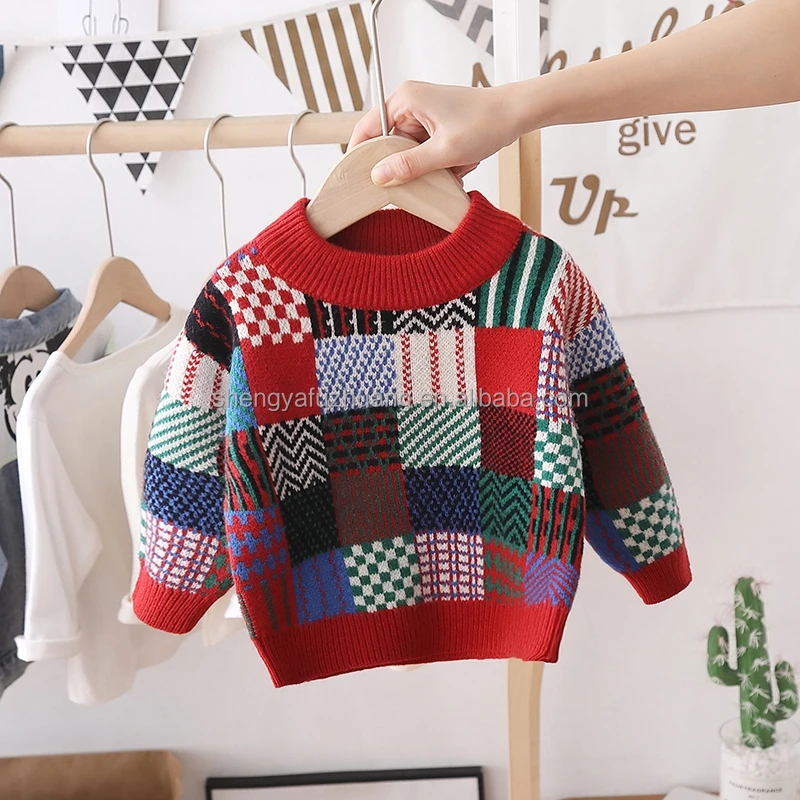 Children's Sweater Baby Solid Casual Basic Kids Sweater Thick Kids Soft Woollen Clothing for Boys Girls Autumn Winter Sweaters
