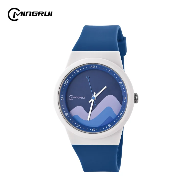 MINGRUI Kids Blue Dial Sports Watch