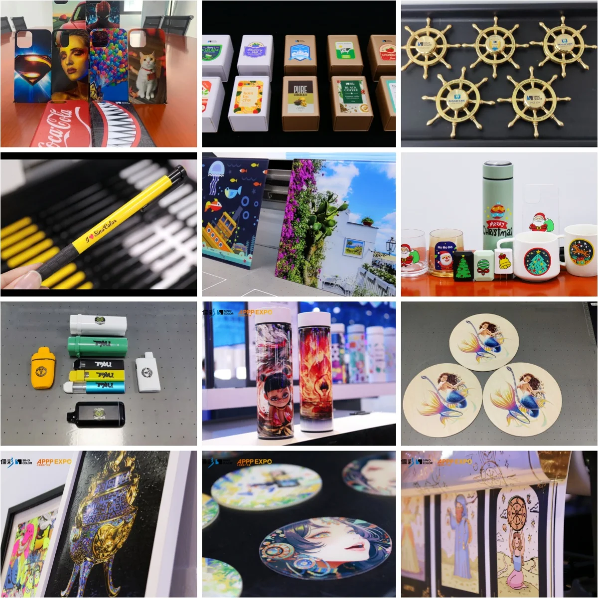 High-Speed 360 Rotary Cylinder Printing Machine A3 A2 UF 300 Series Graphic Design Imprimante UV Aluminium Printer with CMYK Ink