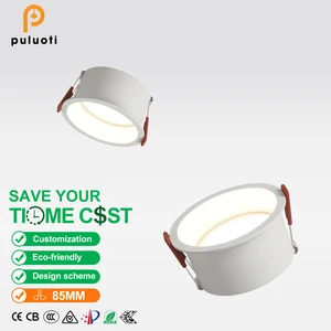 Aluminum Body LED Downlight with Recessed Design, 110° Beam Angle, Full-spectrum Eye-friendly Light, Antiglare Led Downlight