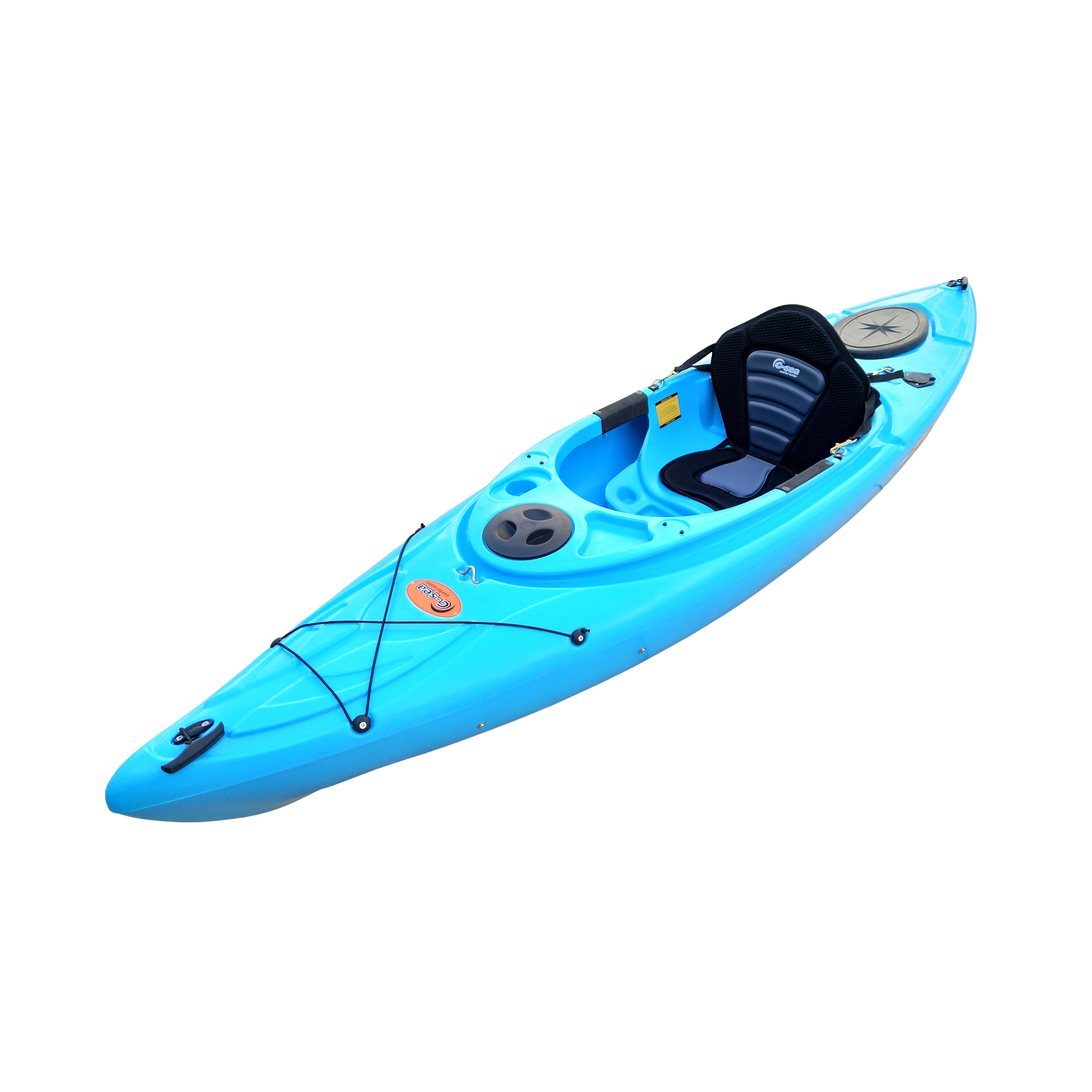 Factory Price Wider Single Canoe Kayak with Pedal and Aluminium Chair Seat