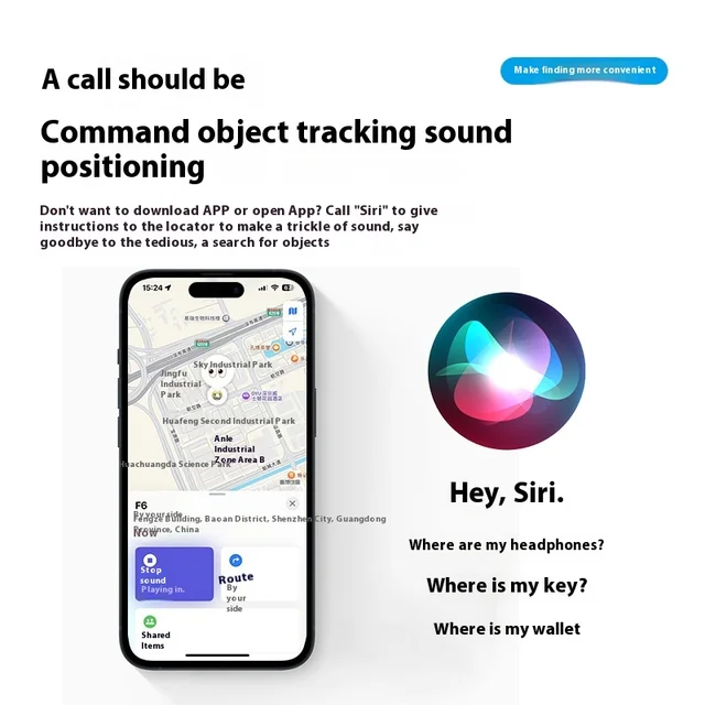 Cross-Border Global Locator for Kids and Pets Findmy Anti-Lost Device with Airtag Replacement GPS IP67 Waterproof 4G Network