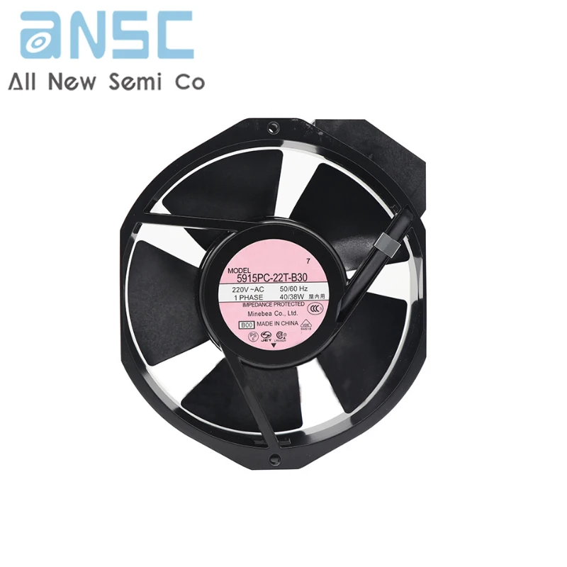 Original Axial flow fan 5915PC-22T-B30 17238 220VAC 0.21A Inverter UPS power supply cooling fan