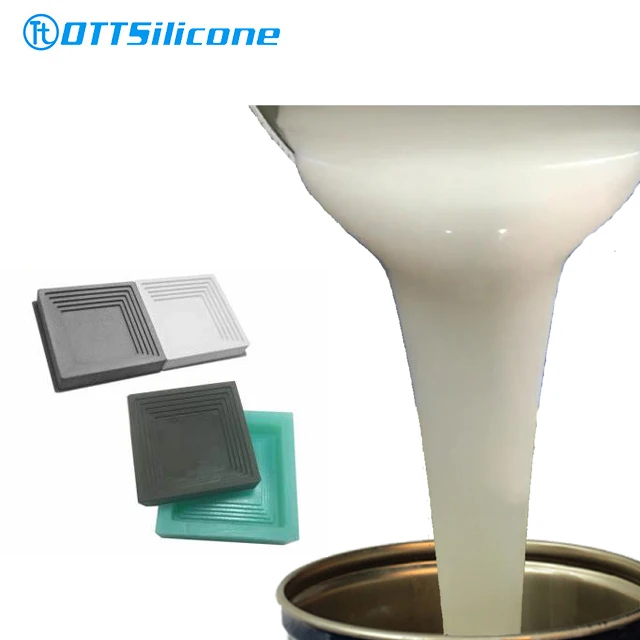 Free Sample Tin-cured silicone rubber for making concrete mold rtv-2 silicone rubber