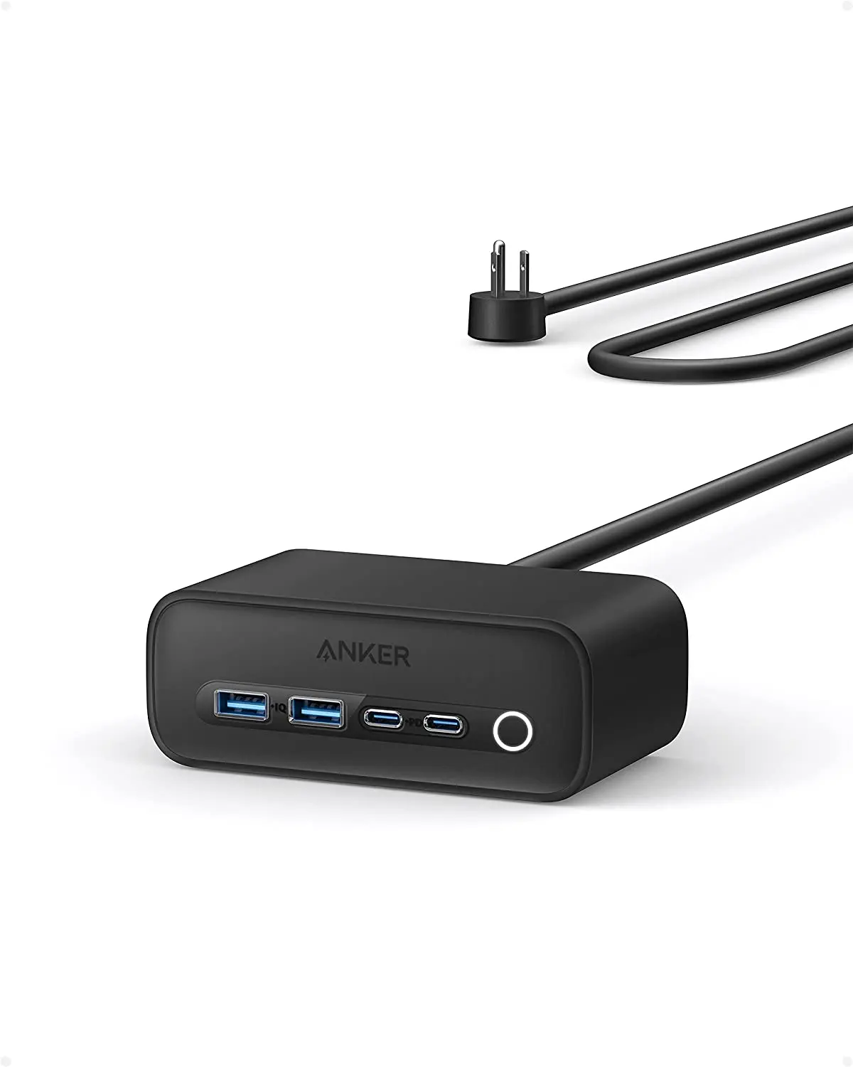 Anker Charging Station 7in1 Usb C Power Strip 5ft Extension Cord Max 65w Power Delivery