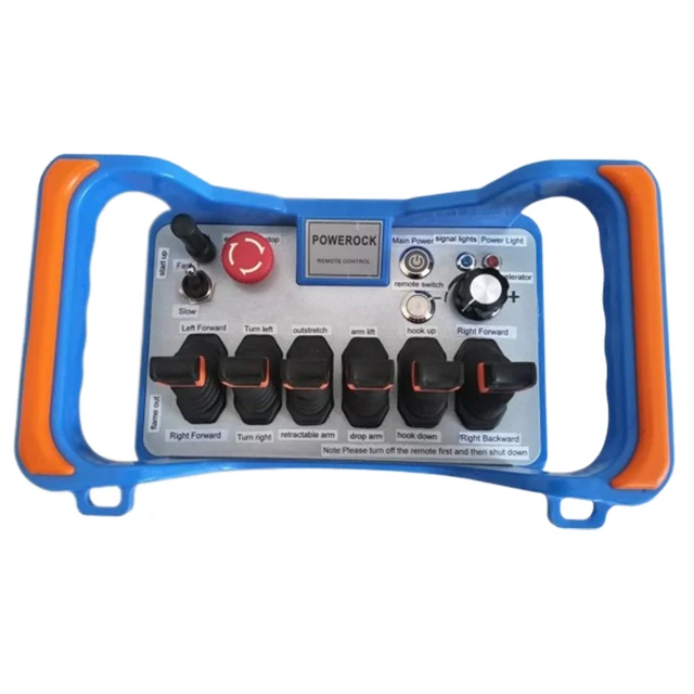 Joystick 6 Position Radio Remote Control Hydraulics Proportional Remote Control Crane Joystick 5 Way Remote Haydrolik 12v 24v