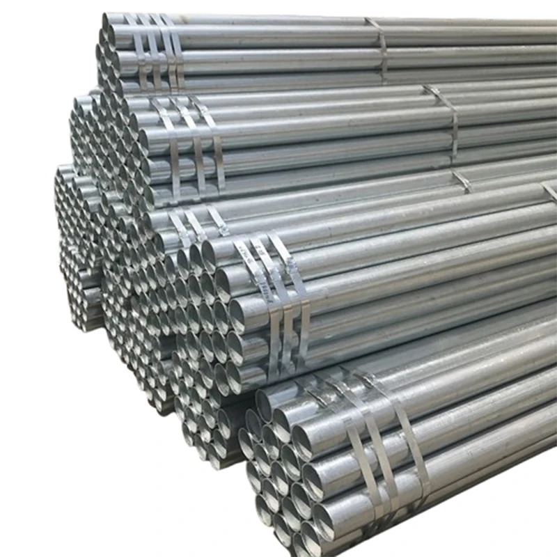 ASTM 32mm 38mm 40mm Galvanized ERW Welded Steel Round Pipe Hot Dip Galvanized for Greenhouses Construction