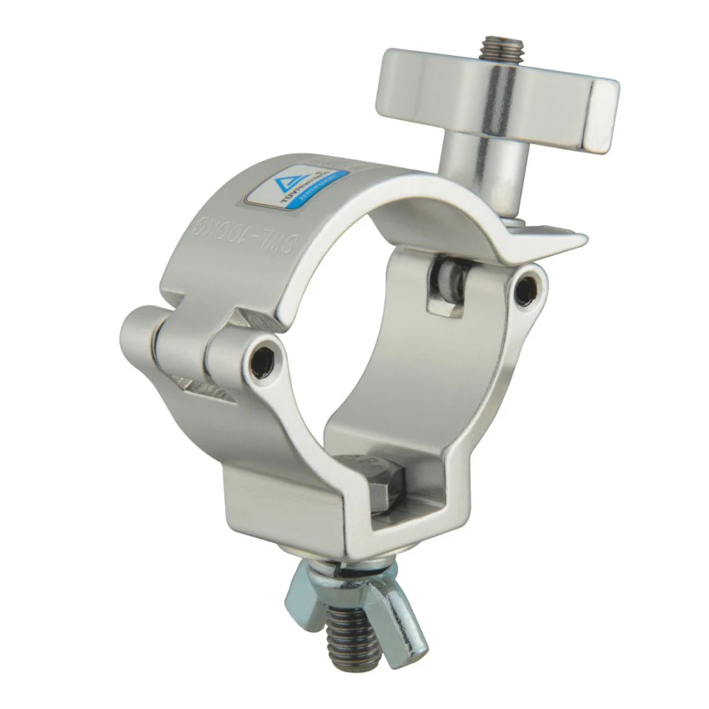 Tube 48-51mm Load 300kg Aluminum Large Stage Load Clamp Hook Lighting Clamp Hook Coupler Truss Display Truss System Accessories