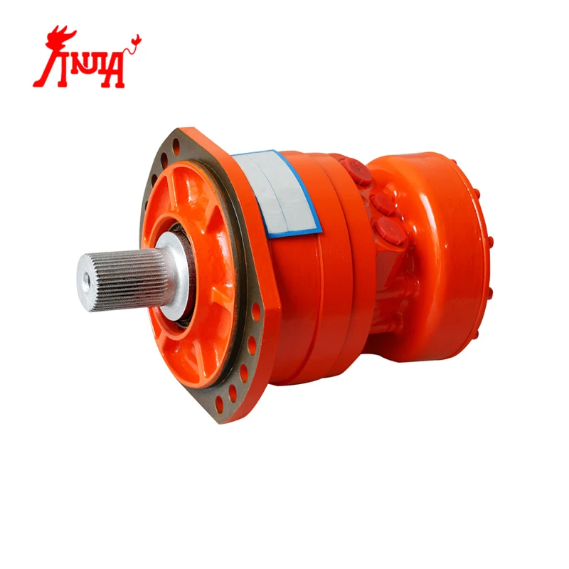 Jinjia Brand High-Speed Rotation Radial Piston Hydraulic Motor HMS18 for Mini backhoe loader