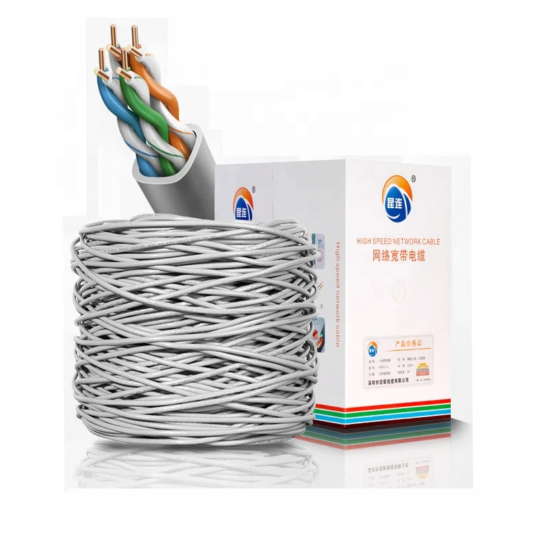 UTP/FTP/STP/SFTP Cat5 Cat5e для дома и улицы Lan кабель Cat5E Utp медный кабель цена и Cca 1000Ft 0,5 мм Диаметр