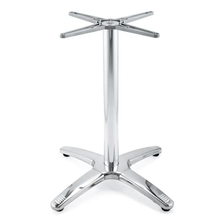 Stainless steel cross four or three claws furniture table stand base  for shop restaurant table stand foot legs VT-03.111