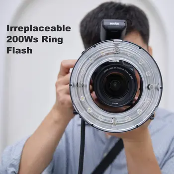 Godox R200 200W LED Ring Light Speedlite Flash Light Head for Camera Godox AD200 AD200Pro Flash detail image