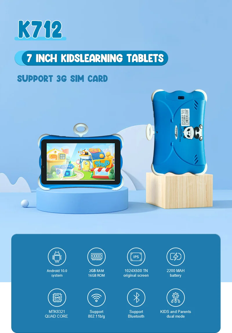 Wintouch K712 Kids Learn Education Children Tablet Android,3g 7 Inch