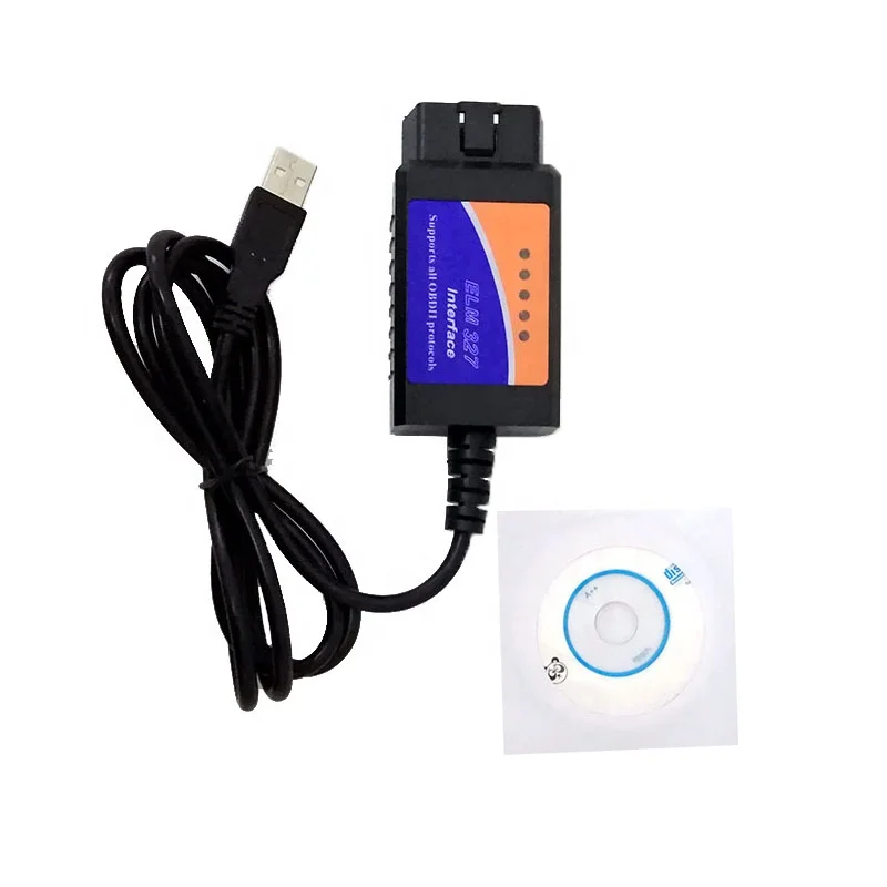 Acardiag USB интерфейс V1.5 ELM327 зарядных порта USB для автомобиля сканер штрих-кода диагностический инструмент поддерживает все протоколы бортовой диагностики версии II